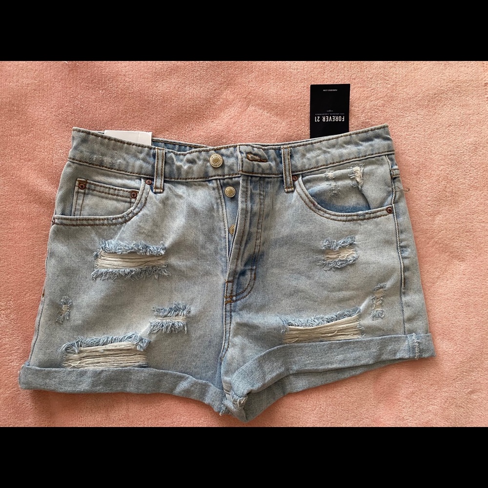 Forever 21 Girlfriend Jean Shorts